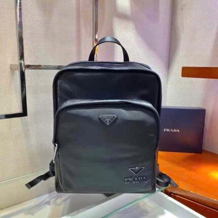 Prada Saffiano Re-Nylon Backpacks