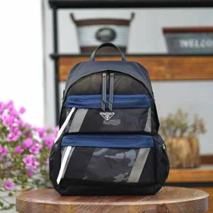 Prada Saffiano Re-Nylon Backpacks