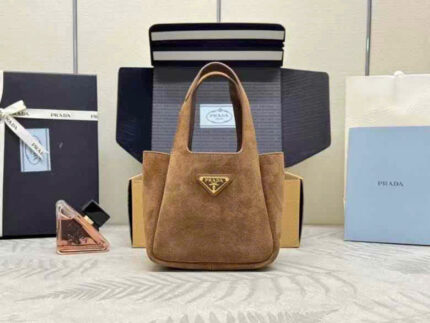 Prada Small Tote Suede