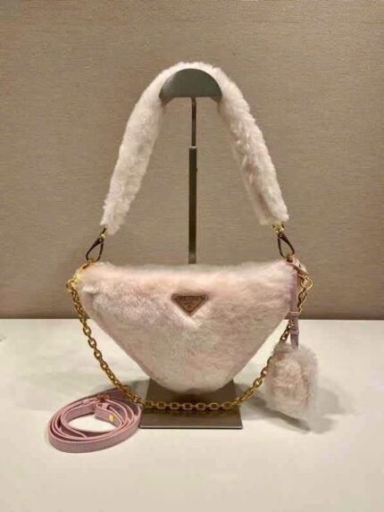 Prada Shearling Crossbody Bags